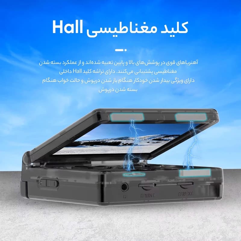 کنسول بازی گرین لاین GP PRO Fold | کنسول دستی تاشو حرفه‌ای | باتری 3300mAh — تصویر ۱۱