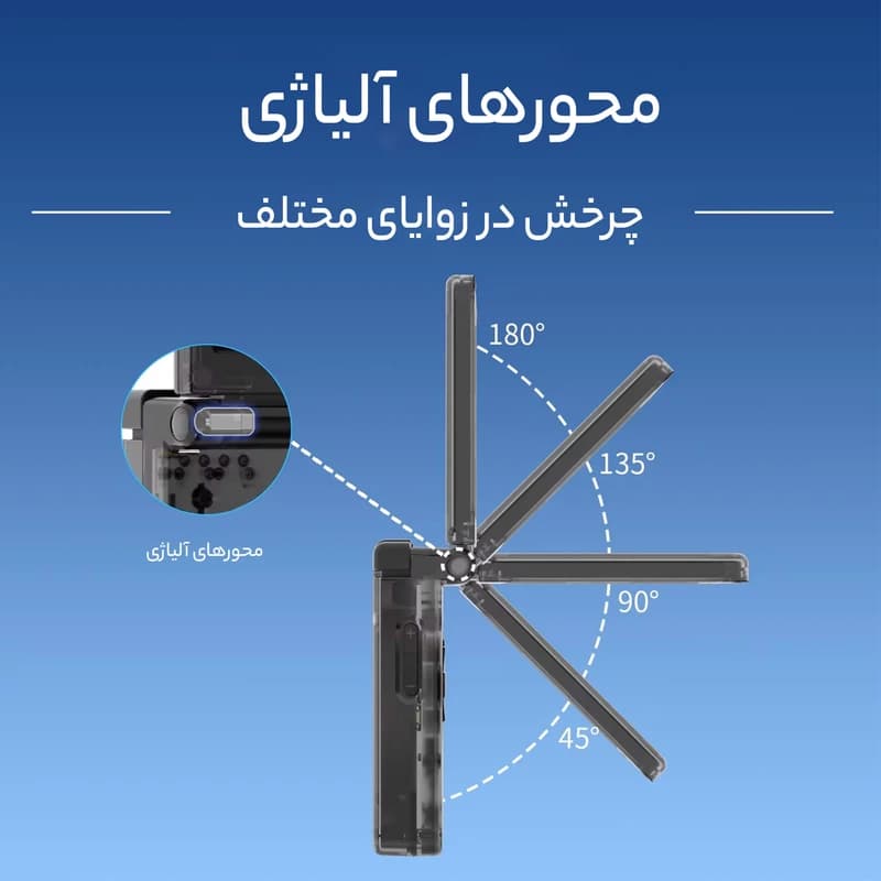 کنسول بازی گرین لاین GP PRO Fold | کنسول دستی تاشو حرفه‌ای | باتری 3300mAh — تصویر ۱۰