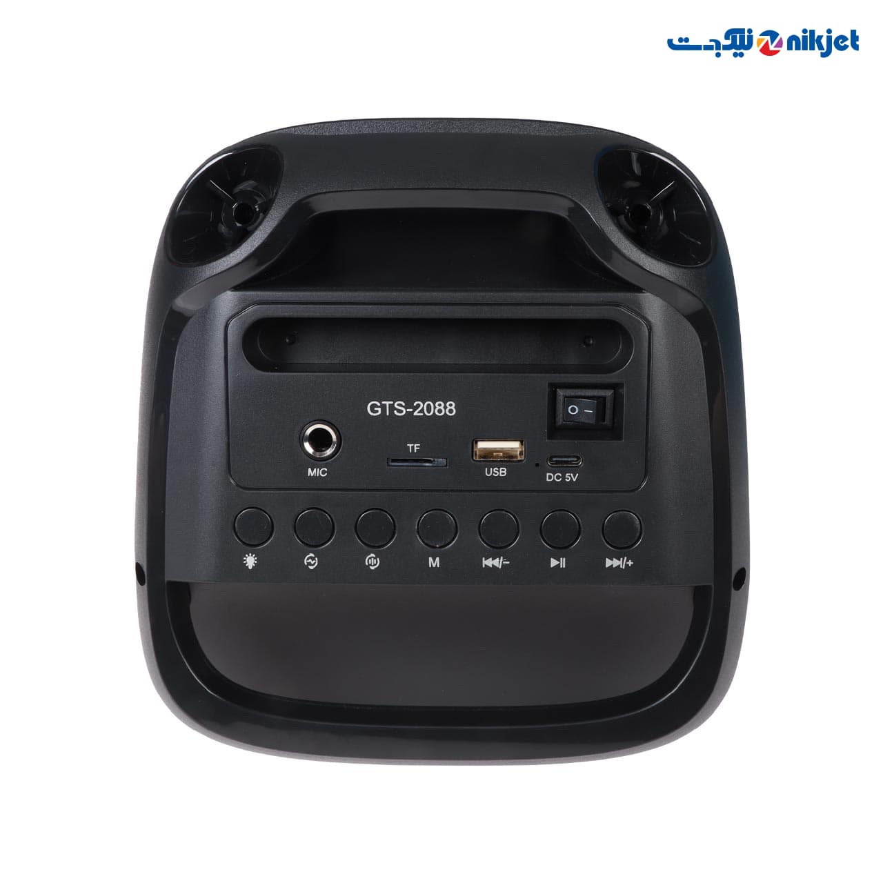 اسپیکر بلوتوثی قابل حمل GTS-2088 | صدای قدرتمند + نور RGB — تصویر ۱۲
