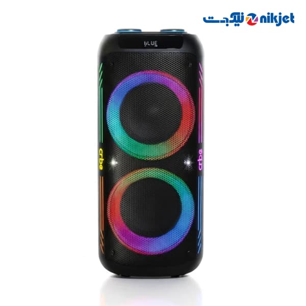 اسپیکر پارتی باکس کربی CR-2837 | اسپیکر ۵۰ وات کارائوکه با میکروفون بی‌سیم و دیسکو لایت — تصویر ۲