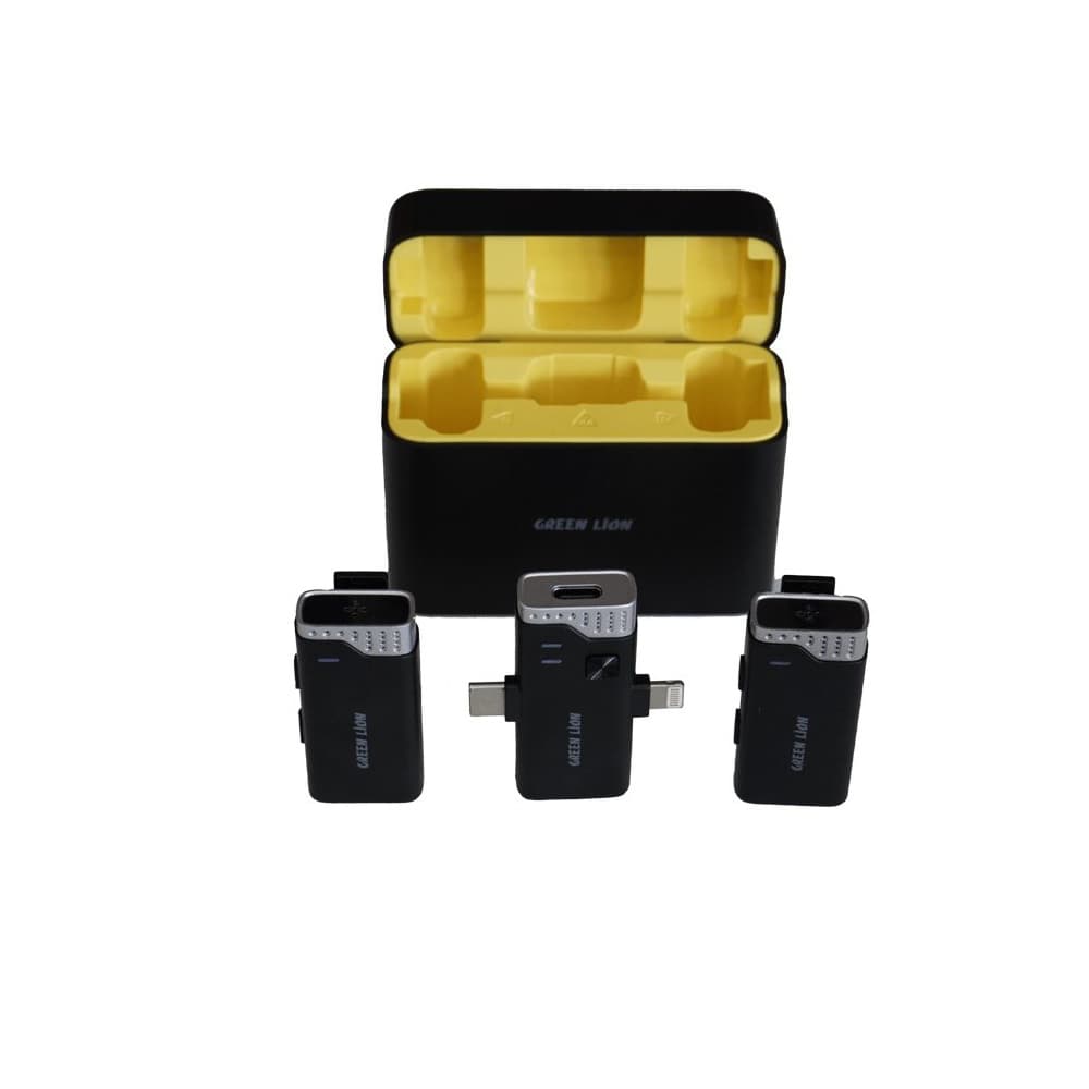 میکروفون یقه‌ای گرین‌لاین 360 درجه 3در1 مدل GN3IN1MIC360D؛ انتخابی حرفه‌ای برای تولیدکنندگان محتوا — تصویر ۲