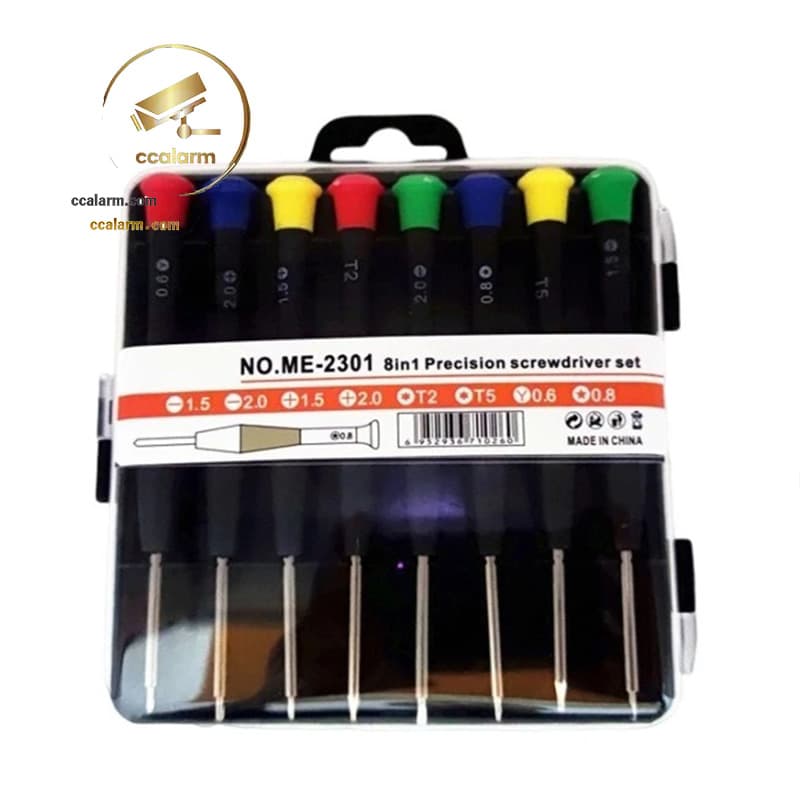 پیچ گوشتی موبایلی و ساعتی مدل ME-2301 مجموعه 8 عددی — تصویر ۴