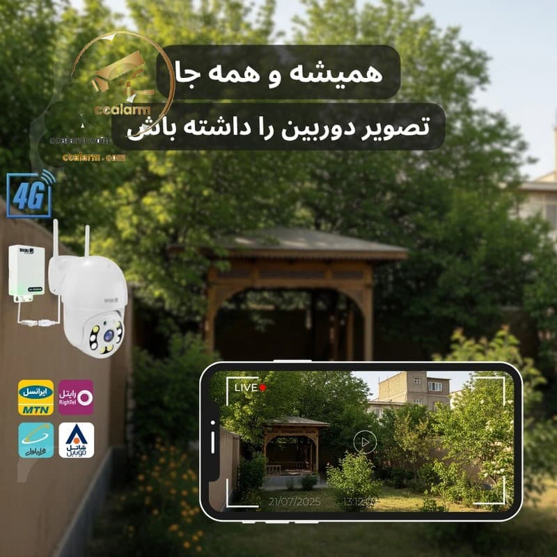 دوربین مداربسته سیمکارتی اسفیورد مدل Z316 برند اسفیورد — تصویر ۵