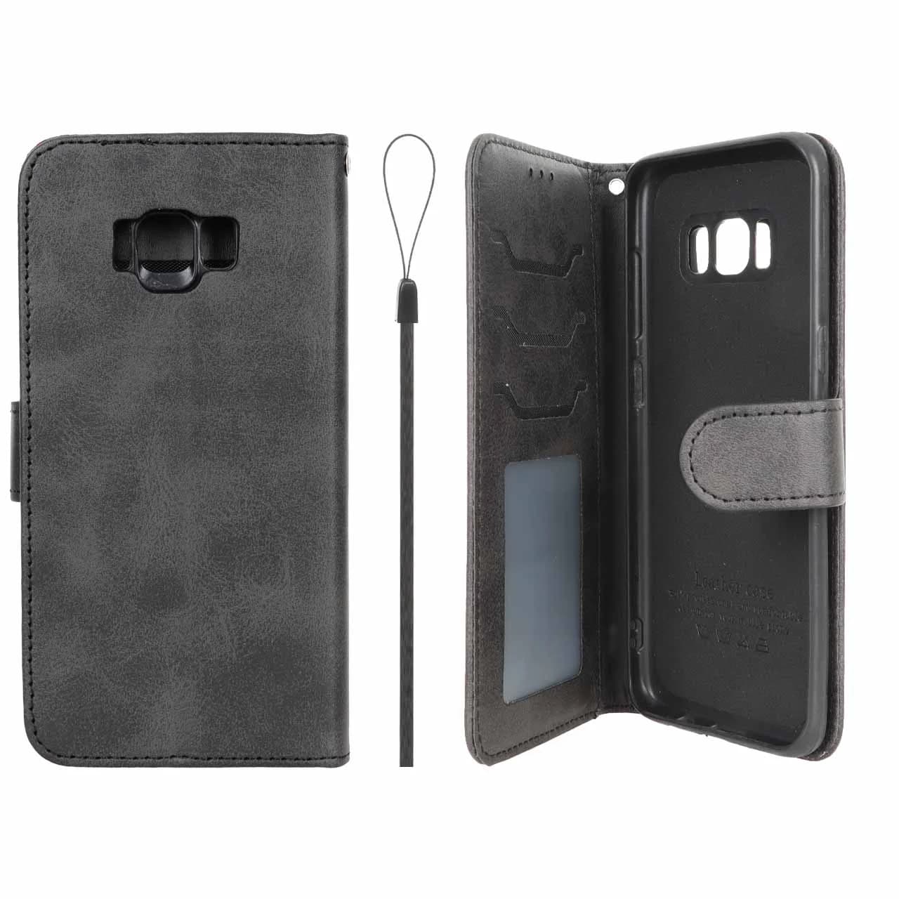 کیف موبایل مگنتی درجه یک داخل خز MNC Plus مدل Samsung Galaxy S8 — تصویر ۳