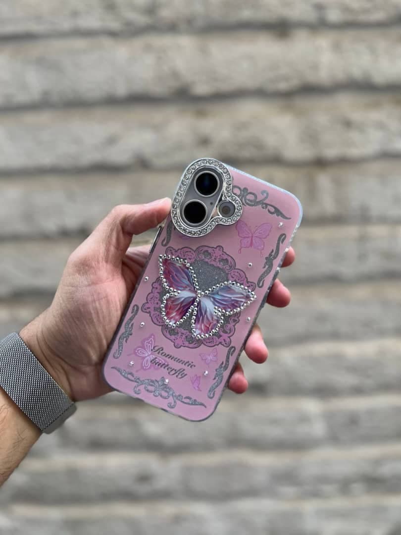 قاب گوشی پروانه نگینی — تصویر ۲