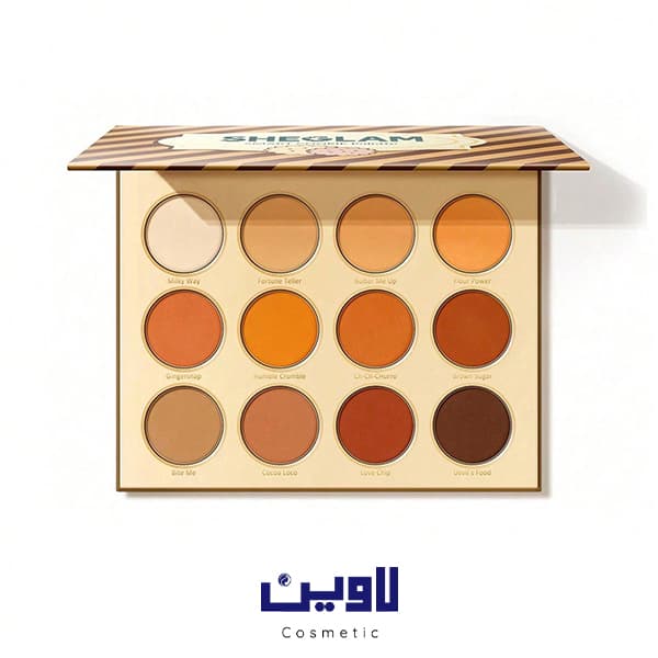 پالت سایه 12 رنگ شیگلم Sheglam مدل Smart Cookie Palette [اصل] — تصویر ۱۰