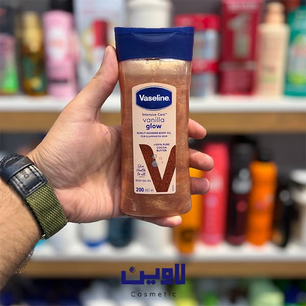 روغن بدن ژلی شاین دار وازلین Vaseline مدل سانلیت گلو Sunlit Glow Vanilla حجم 200 میل [اصل] — تصویر ۲