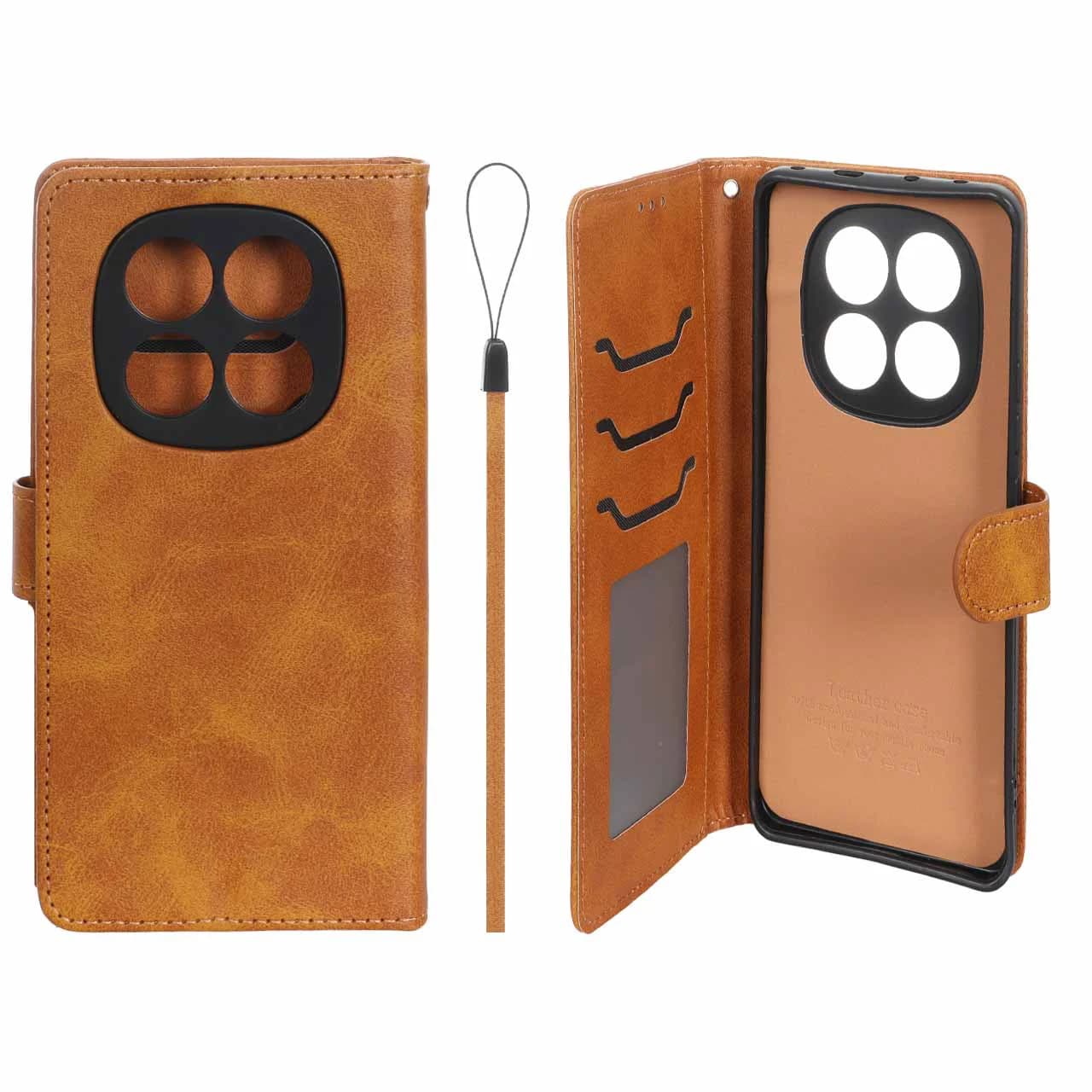 کیف موبایل مگنتی درجه یک داخل خز MNC Plus مدل Xiaomi Redmi Note 14 Pro 5G / Redmi Note 14 Pro Plus 5G / Poco X7 5G — تصویر ۸