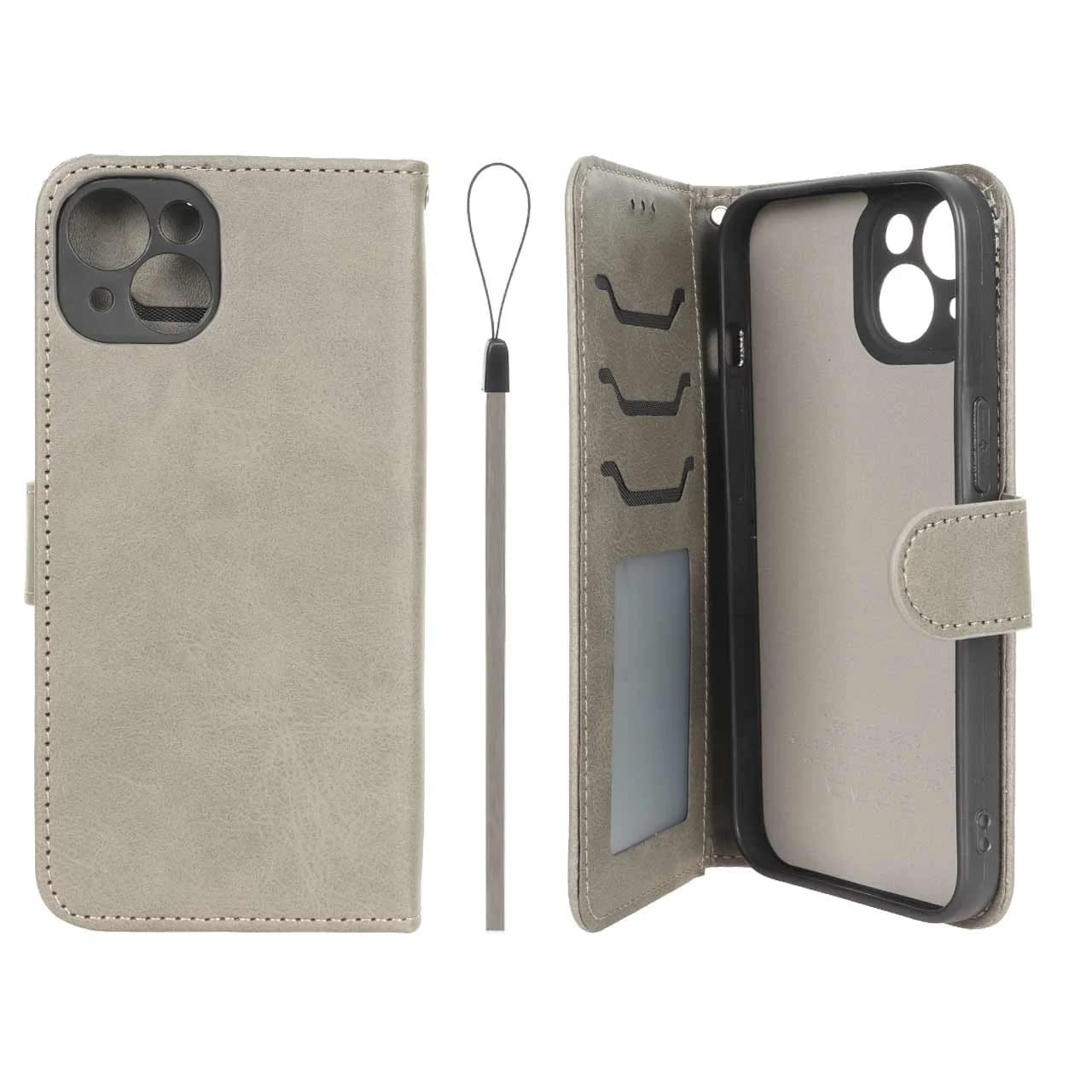 کیف موبایل مگنتی درجه یک داخل خز MNC Plus مدل Apple iPhone 13 / iPhone 14 — تصویر ۲