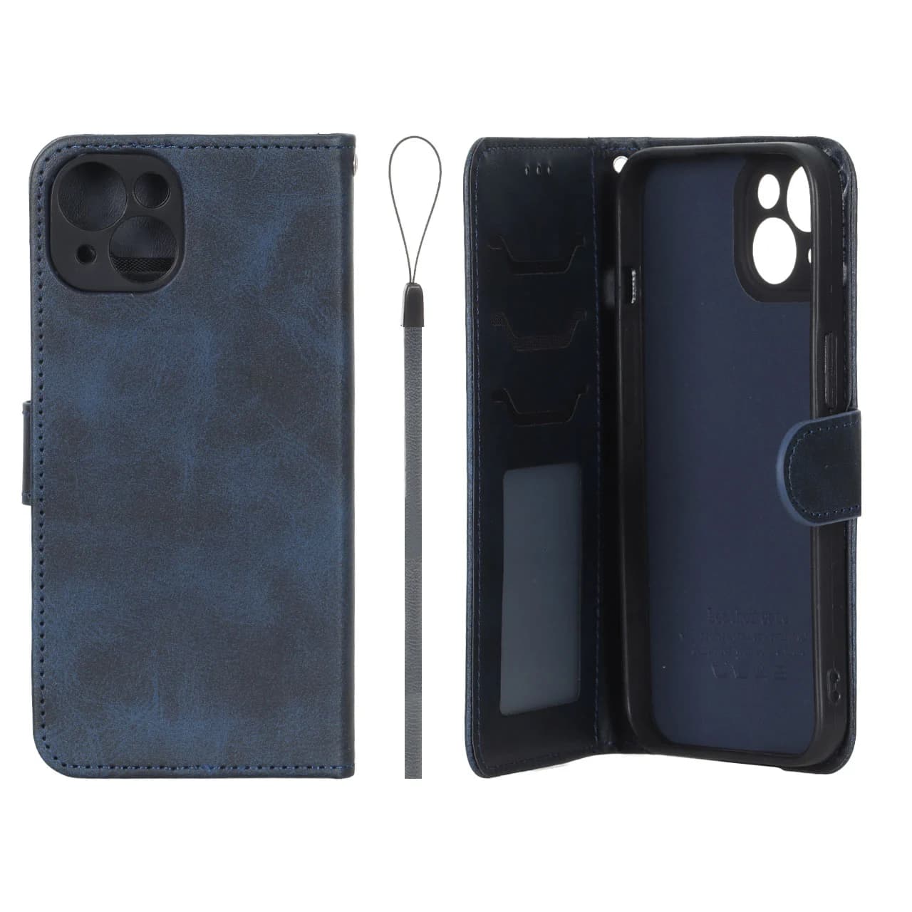 کیف موبایل مگنتی درجه یک داخل خز MNC Plus مدل Apple iPhone 13 / iPhone 14 — تصویر ۴