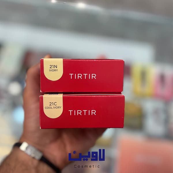 کوشن کره ای قرمز تیر تیر Tirtir وزن 18 گرم [اصل] — تصویر ۳