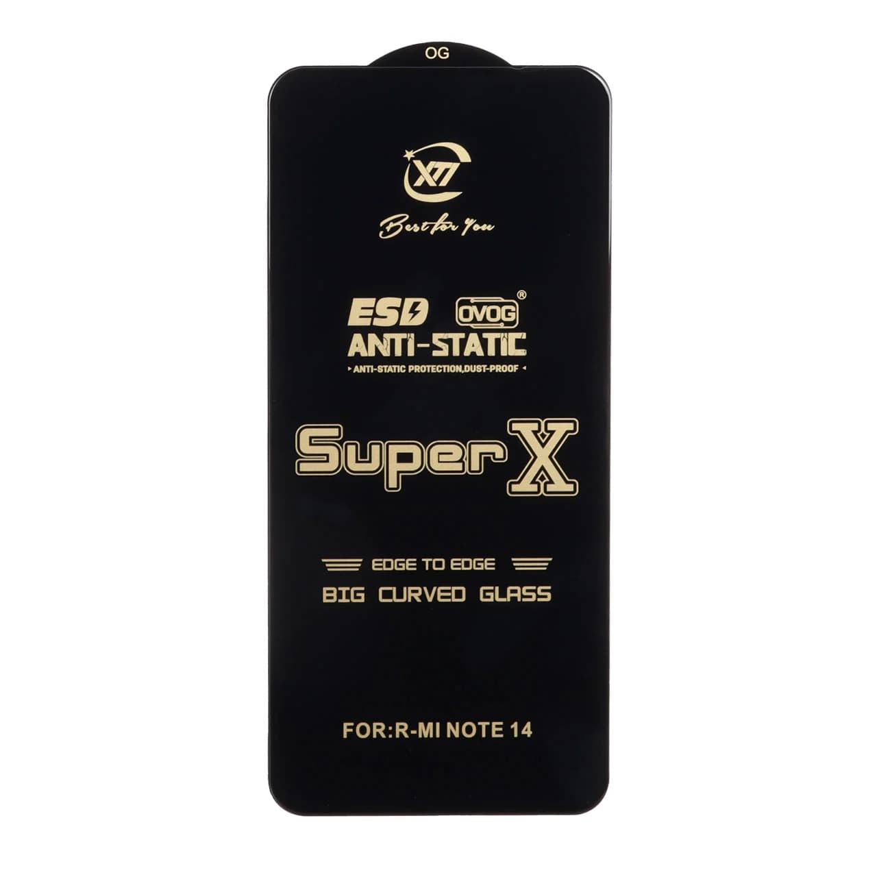 محافظ صفحه نمایش آنتی استاتیک Full Cover Super X مدل Xiaomi Redmi Note 14 4G