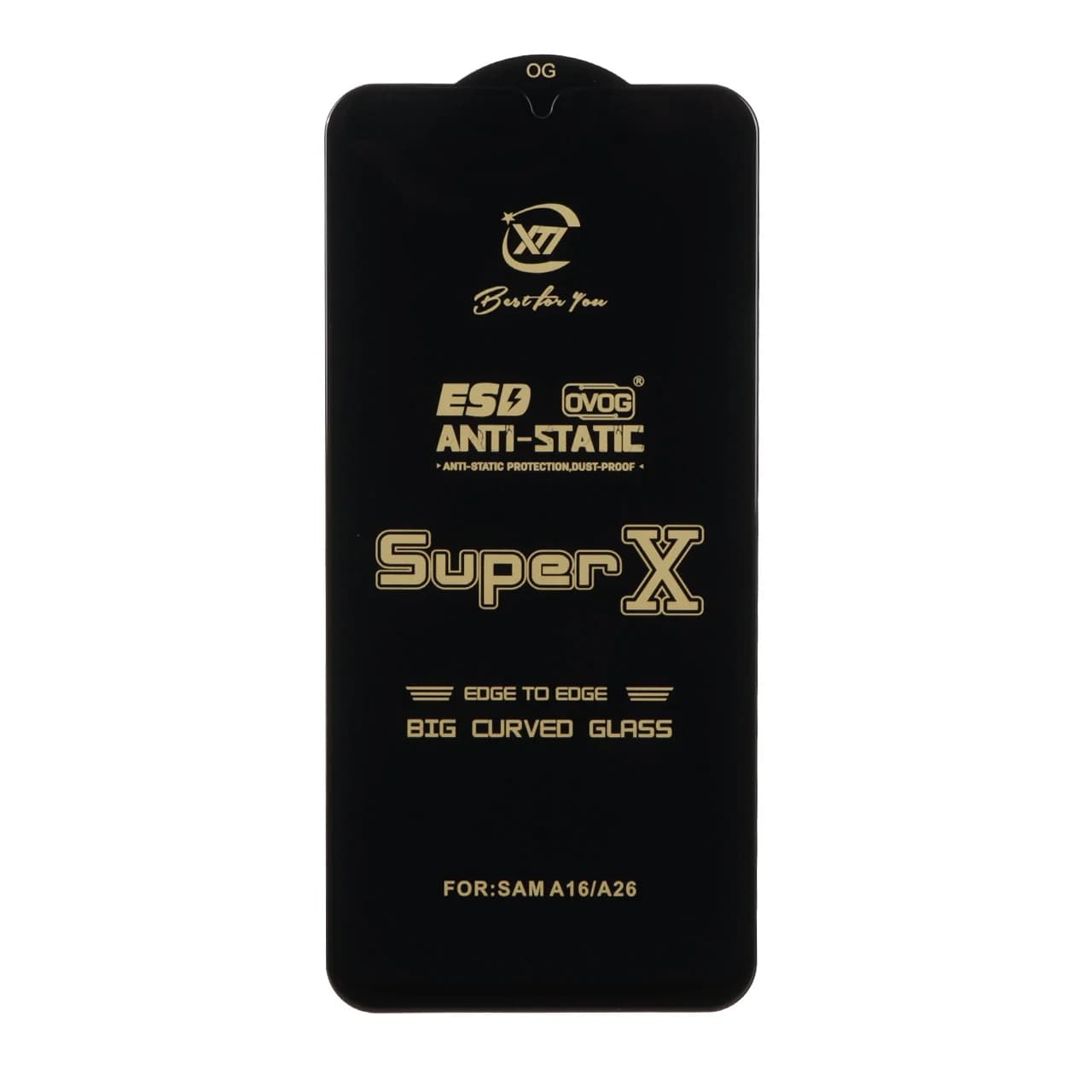 محافظ صفحه نمایش آنتی استاتیک Full Cover Super X مدل Samsung Galaxy A17 / A16 / A26