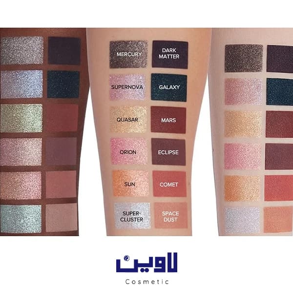 پالت سایه چشم ۱۲ رنگ آناستازیا مدل کازموس Cosmos [اصل] — تصویر ۴