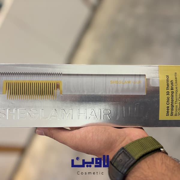 برس حرارتی صاف‌کننده مو سه‌بعدی شیگلم مدل Sleek Chic ۳D [اصل] — تصویر ۶