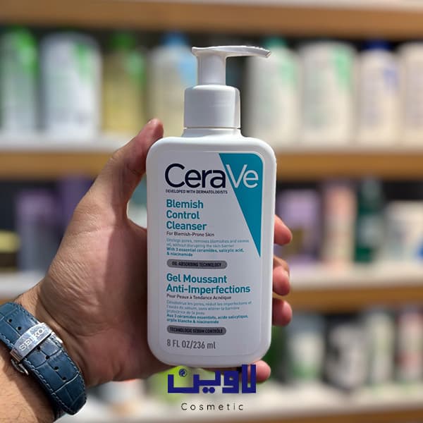 ژل شوینده ضد جوش و کنترل آکنه سراوی CeraVe مدل Blemish Control حجم 236 میل [اصل] — تصویر ۶