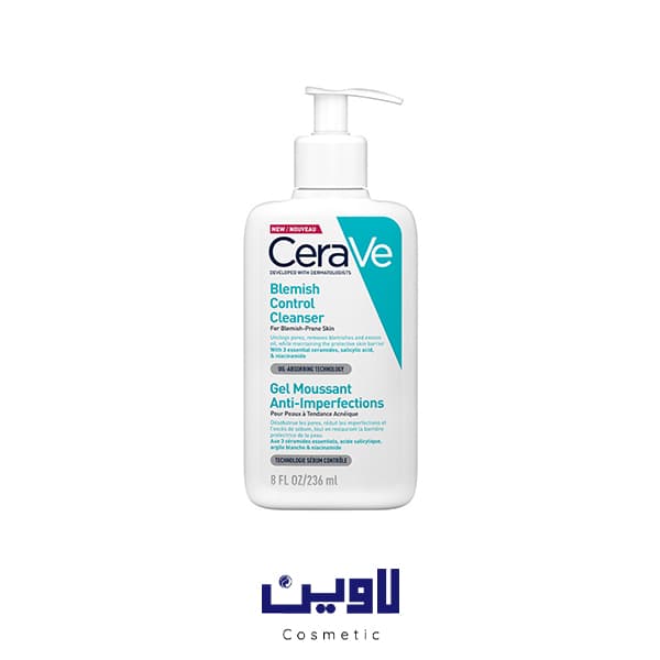 ژل شوینده ضد جوش و کنترل آکنه سراوی CeraVe مدل Blemish Control حجم 236 میل [اصل]