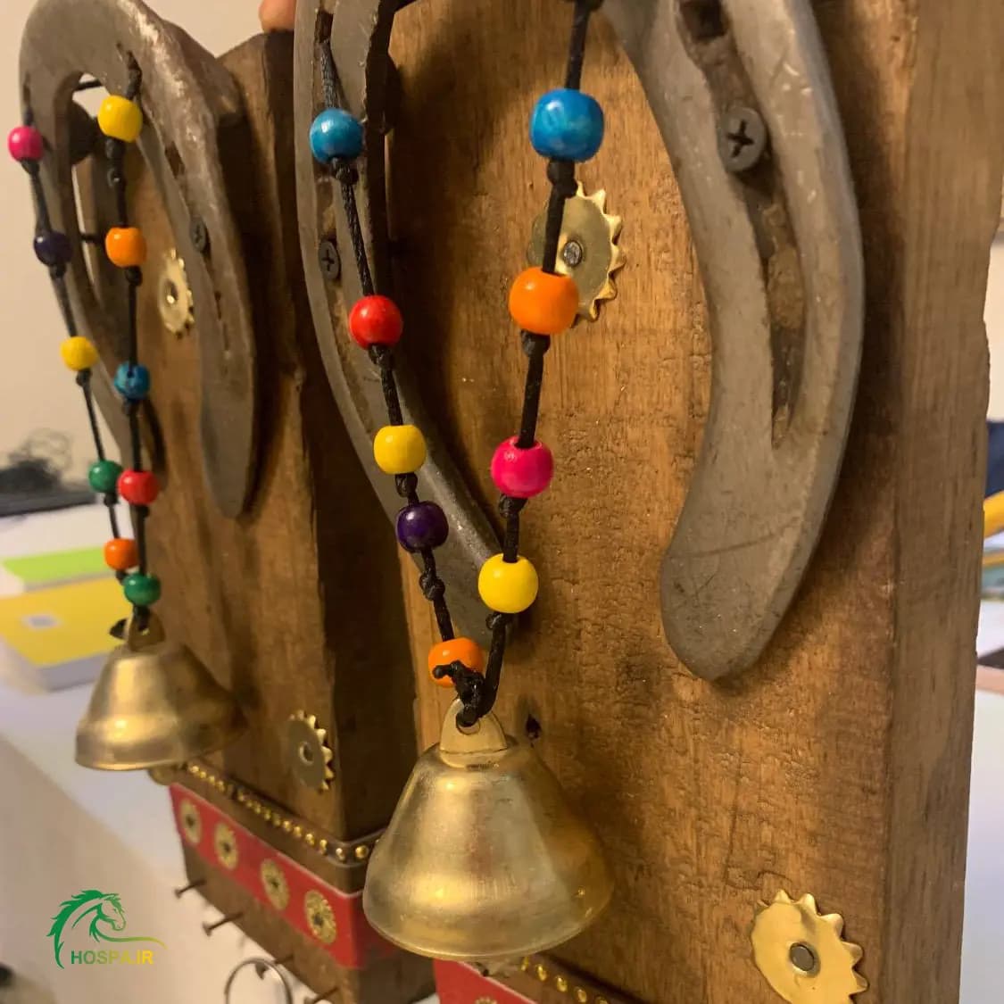 جاکلیدی دیواری دستساز نعل اسب دروازه بخت — تصویر ۵