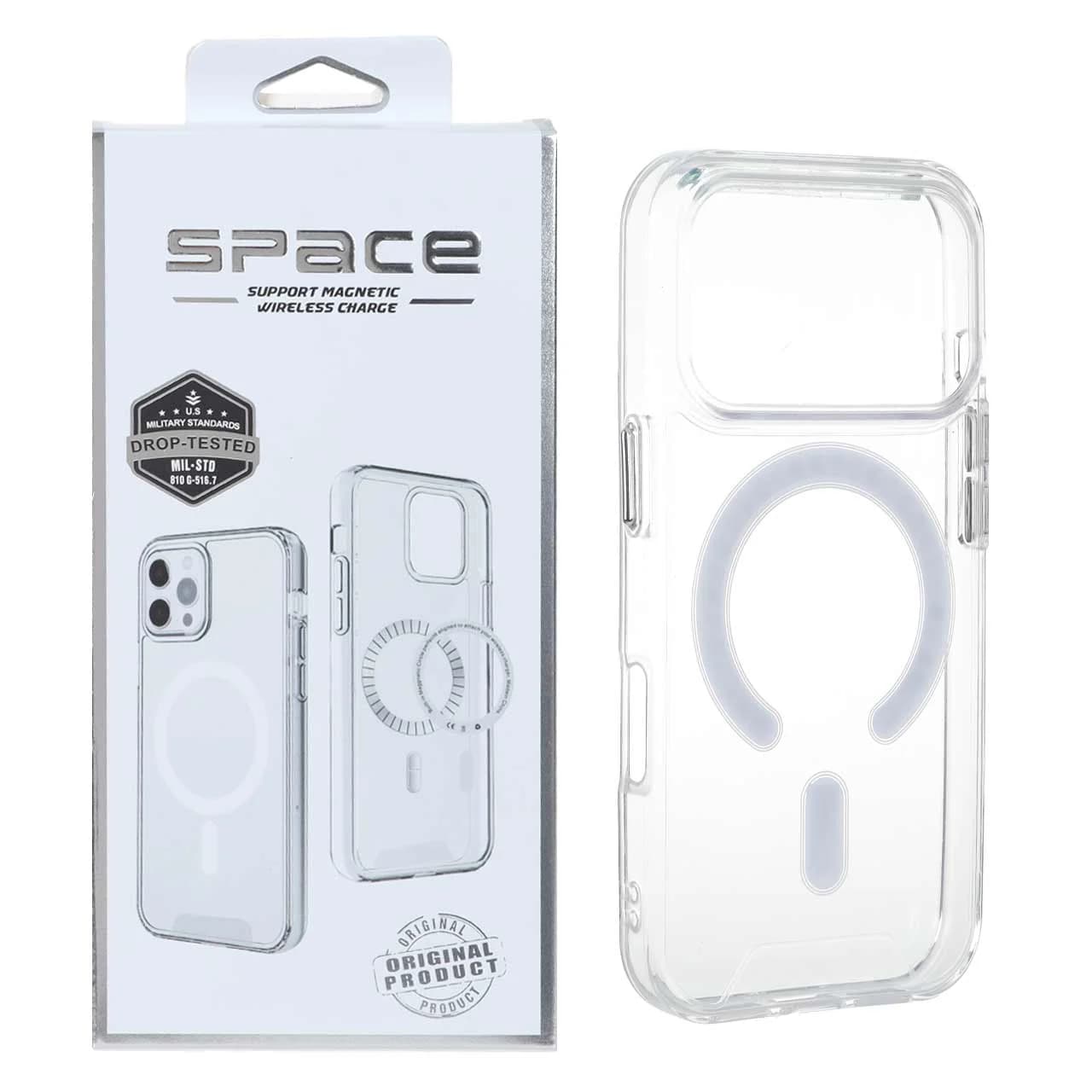 قاب اورجینال Space شفاف Magsafe مدل Apple iPhone 17 Pro / iPhone 18 Pro (پک دار) – VIN