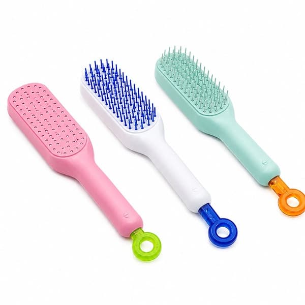 برس مو جادویی دندانه جمع شونده Magic Hair Brush اورجینال |ضد گره و ضد ریزش دندانه جمع شونده — تصویر ۹