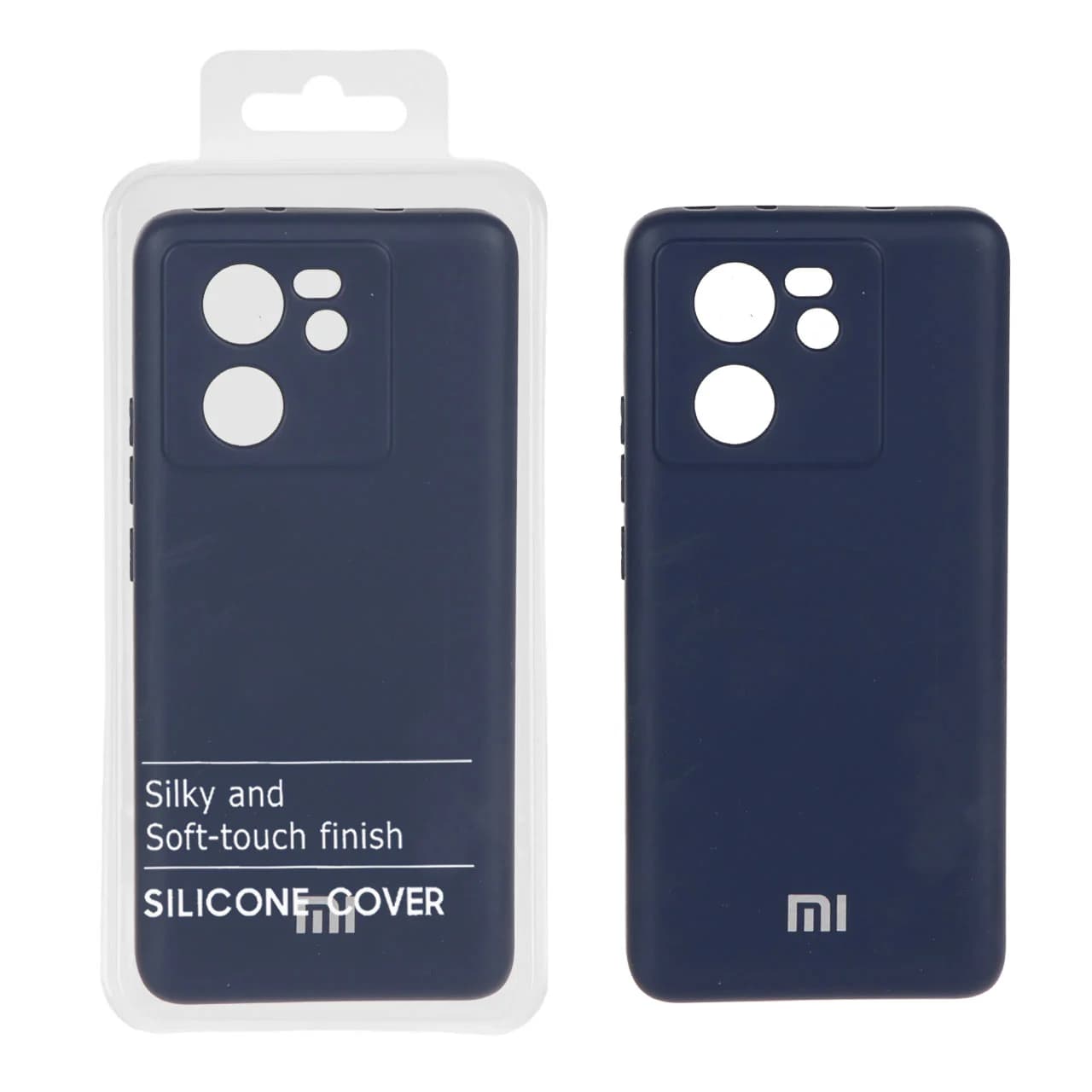 قاب نیو سیلیکون محافظ لنزدار RFF مدل Xiaomi Mi 13T / Mi 13T Pro – سرمه ای (پک دار) — تصویر ۲