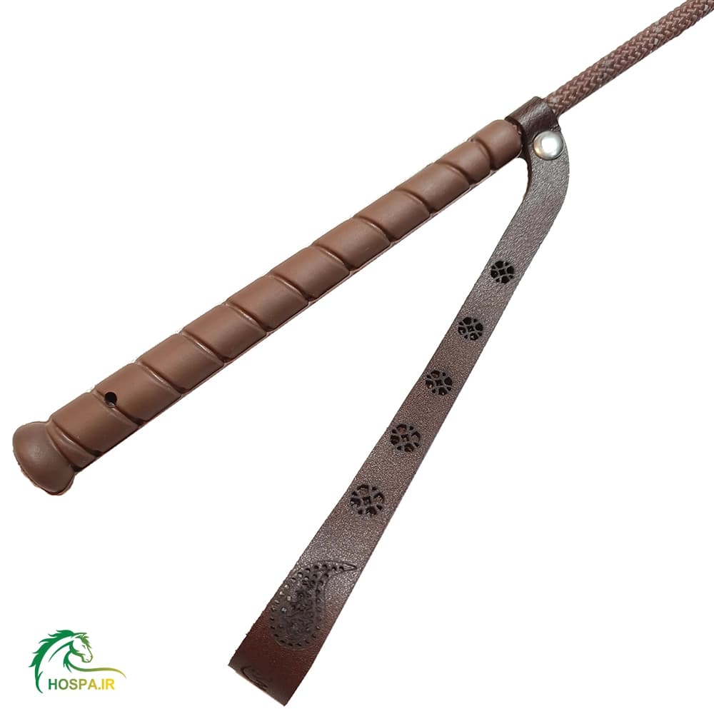 شلاق سوارکاری شادان با بند مُچی چرمی — تصویر ۹