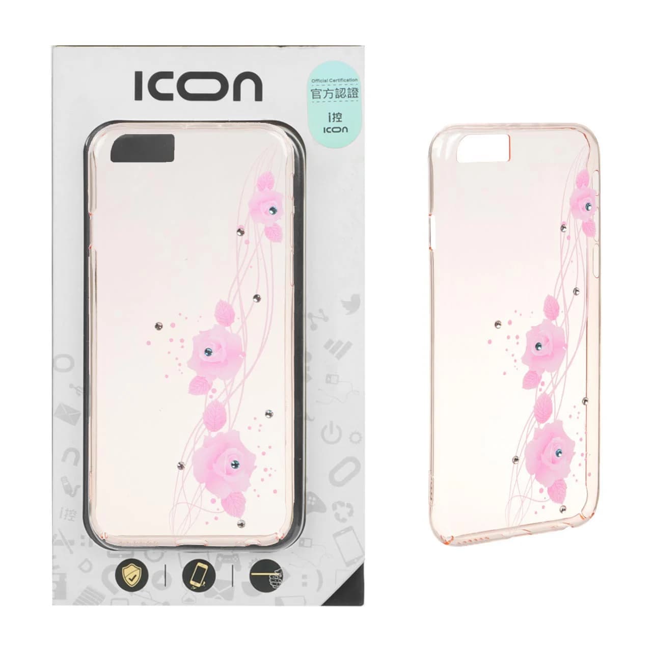 قاب ICON JOY نگین دار Apple iPhone 6 / iPhone 6s — تصویر ۲
