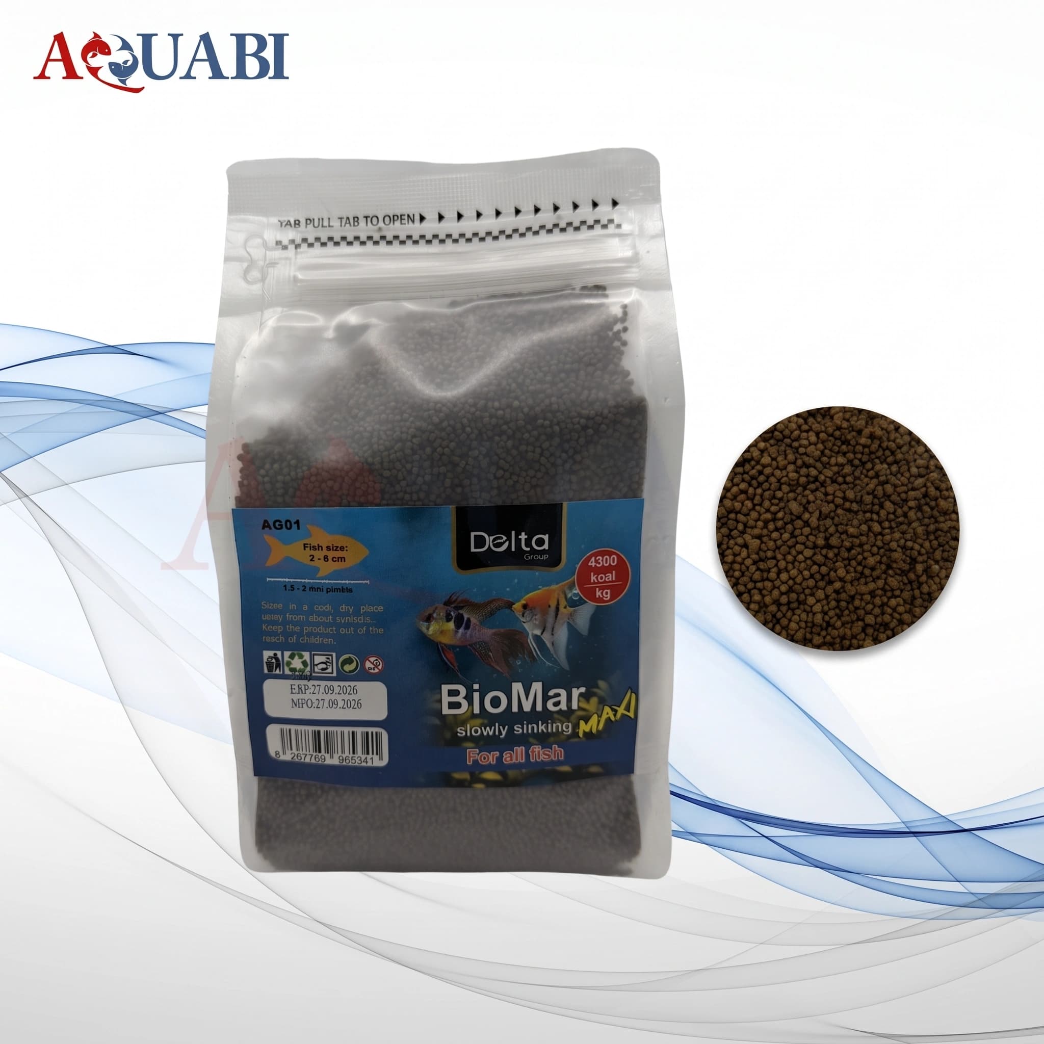 غذای ماهی بیومار دلتا MAXI (اقتصادی)