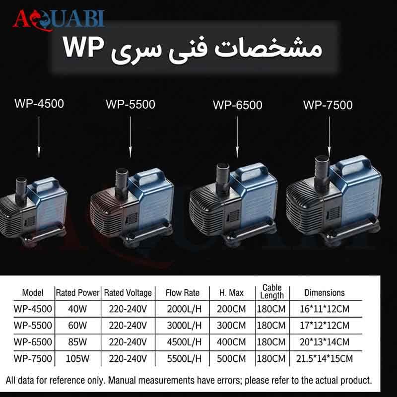 واتر پمپ خشک واتر WP-6000 سوبو (حداکثر هد 4 متر) — تصویر ۱۱