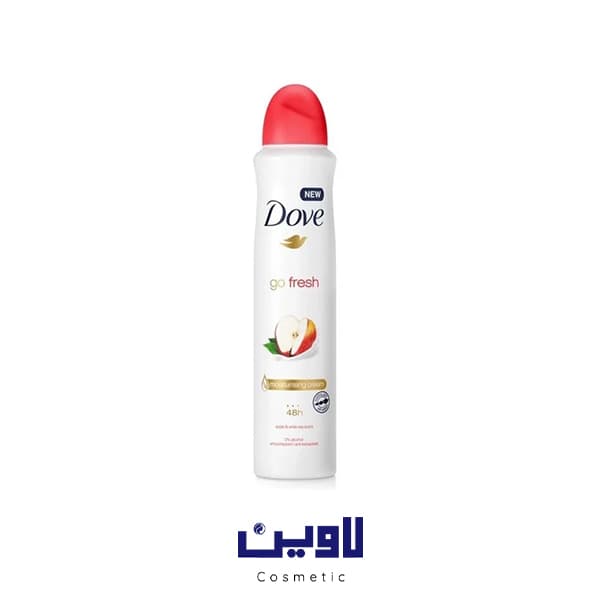 اسپری ضد تعریق و خوشبو کننده داو مدل Go fresh رایحه سیب و چای سفید