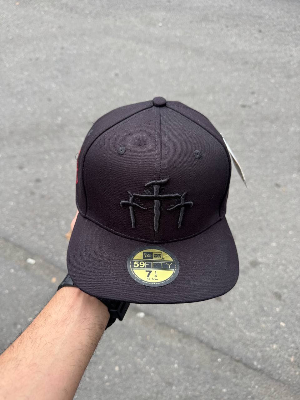 کلاه فیت بک Chrome Hearts مشکی — تصویر ۵