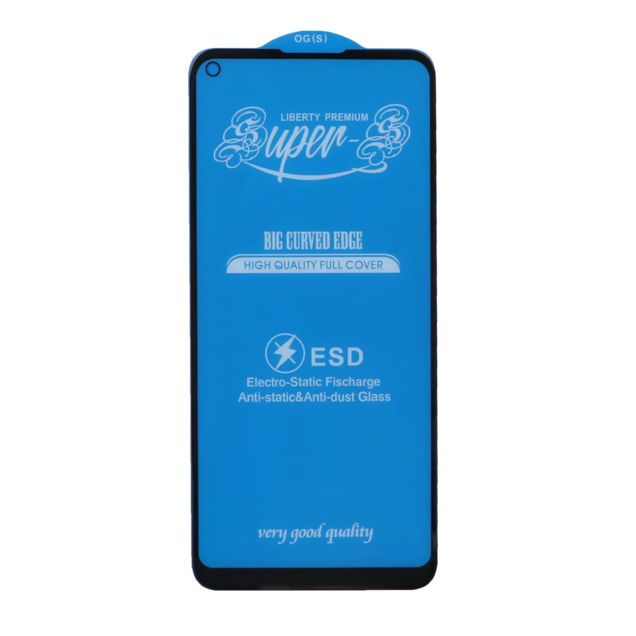محافظ صفحه نمایش شیشه ای آنتی استاتیک مات Full Cover Super S-OG مدل Samsung A11 / M11 / Xiaomi Mi 12 Lite / Mi 11 Lite – مشکی (بدون پک)