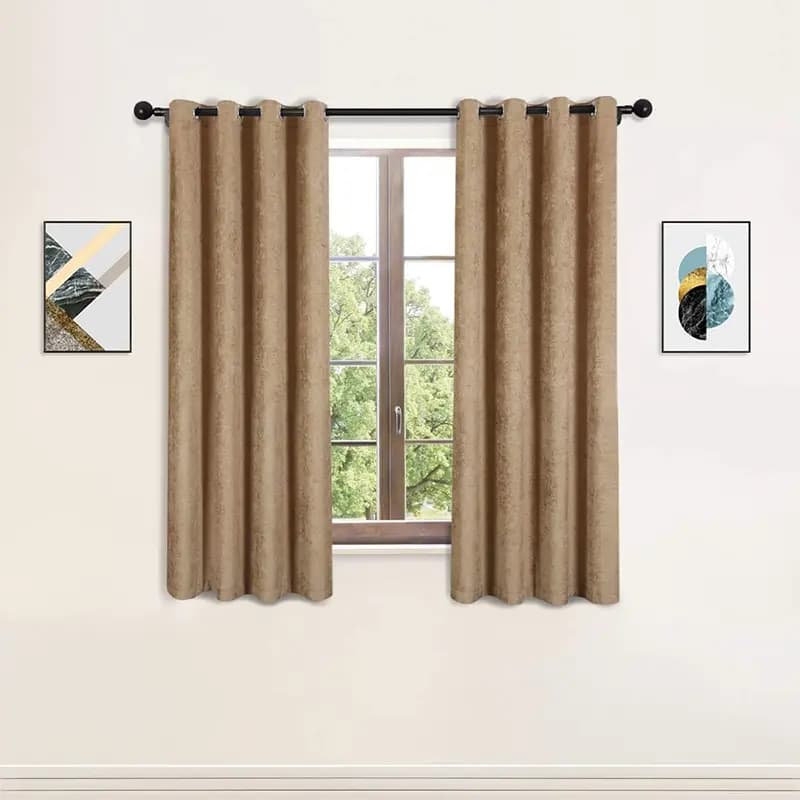 پرده پانچی شانل 135 × 180 سانتیمتر دو پانل