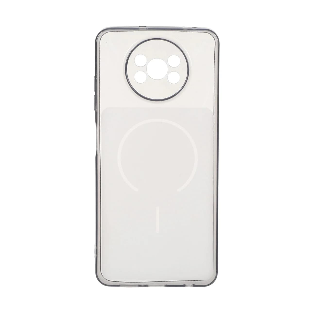 قاب ژله ای شفاف مستطیلی طرح مگ سیف محافظ لنزدار Xiaomi Poco X3 / Poco X3 Pro / Poco X3 NFC