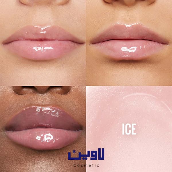 لیپ گلاس میبلین رنگ Ice 002 مدل لیفتر گلاس [اصل] — تصویر ۷