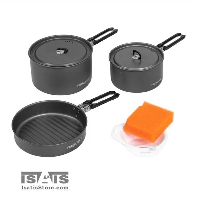 ست ظروف پخت و پز مدل فیست3 فایرمپل FIREMAPLE FEAST3 COOKWARE — تصویر ۹