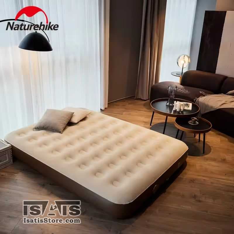 تشک بادی 3 نفره با پمپ داخلی شارژی مدل CNH23DZ10001 نیچر هایک NATUREHIKE Air Mattress — تصویر ۶