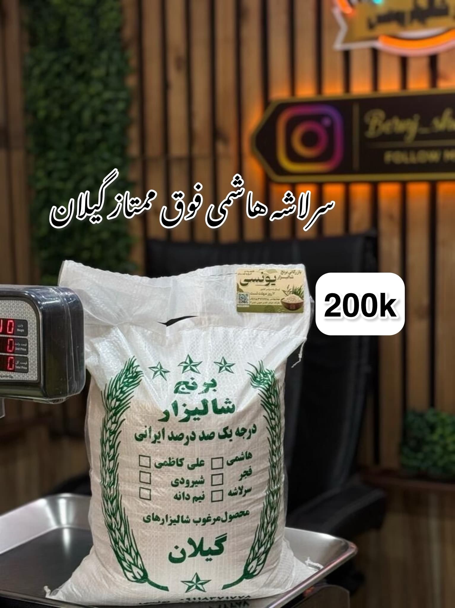 سرلاشه هاشمی فوق ممتاز گیلان 200k — تصویر ۴