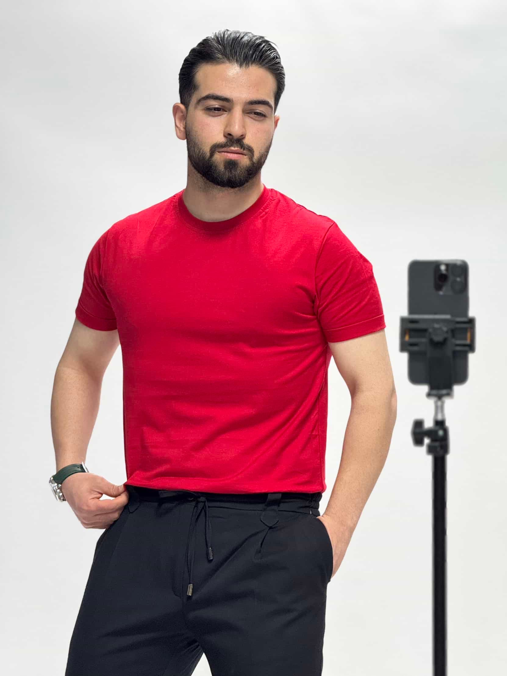 تیشرت بیسیک پنبه-0058