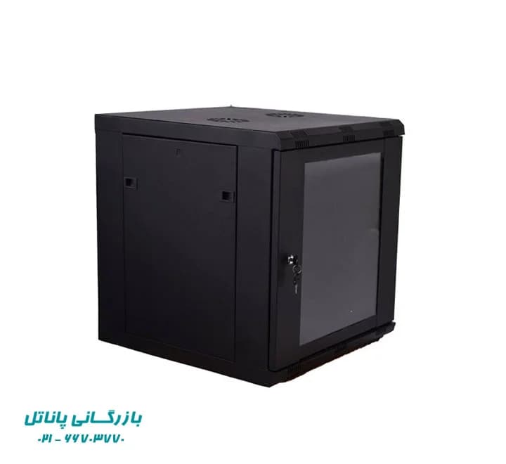 رک دیواری 9 یونیت عمق 45-درب فریم دار آلفا — تصویر ۲