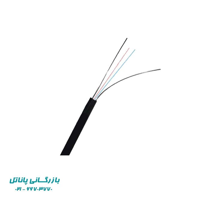 کابل دراپ فیبر نوری 2 کور 2 مهار — تصویر ۲