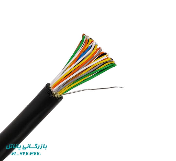 کابل 25 زوج 0/6 زمینی مشکی کرمان — تصویر ۳