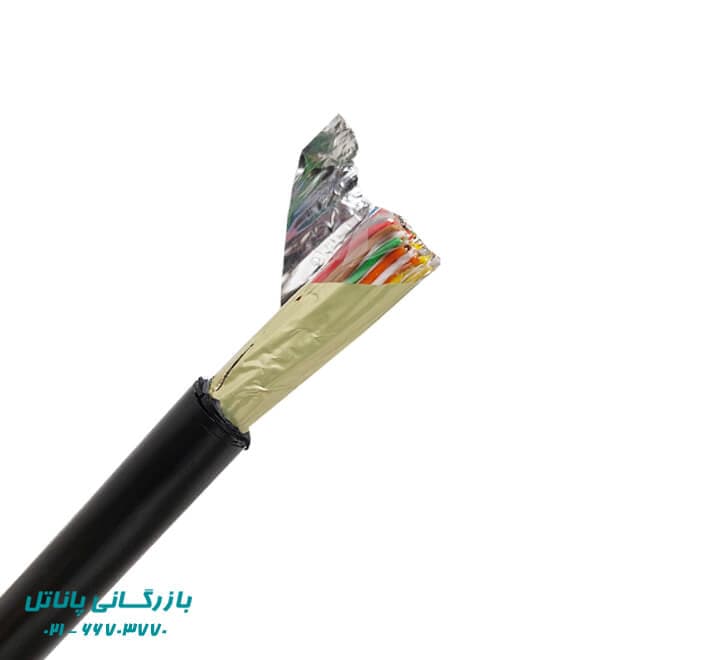 کابل 25 زوج 0/6 زمینی مشکی کرمان — تصویر ۲
