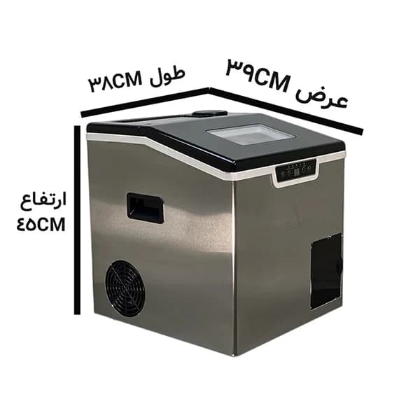 یخ ساز 20 کیلویی ویکتور آیس کرشر دار مدل JS-20C — تصویر ۹