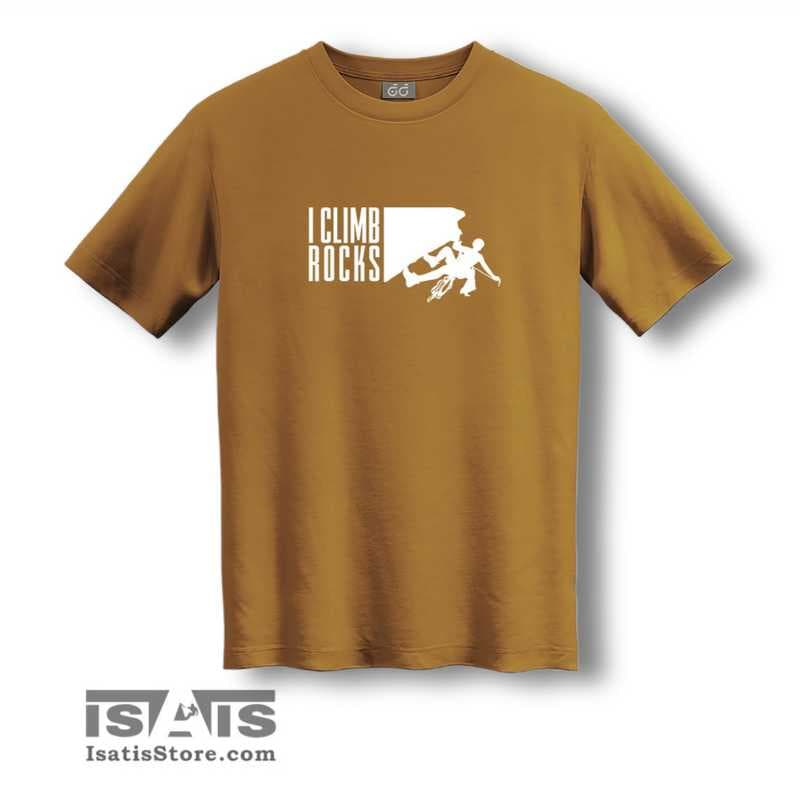 تیشرت سنگ نورد T-SHIRT I CLIMBE ROCKS — تصویر ۳