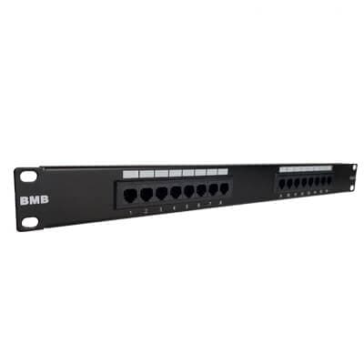 پچ پنل بی ام بی CAT5 UTP 16 PORT — تصویر ۳