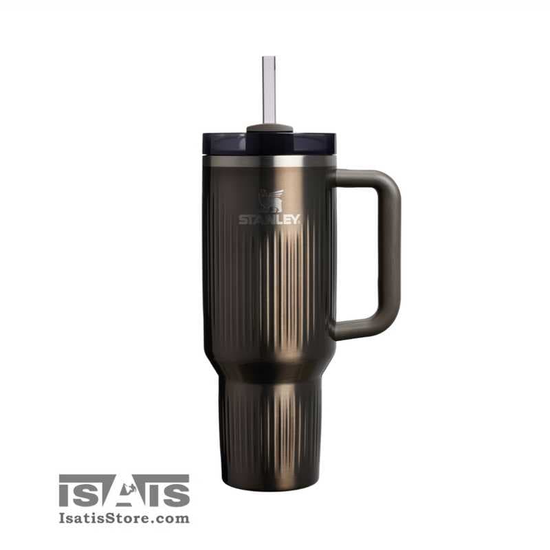ماگ نی دار فلوتد تامبلر دسته دار 1.18 لیتری استنلی اورجینال STANLEY FLUTED Tumbler — تصویر ۱۲