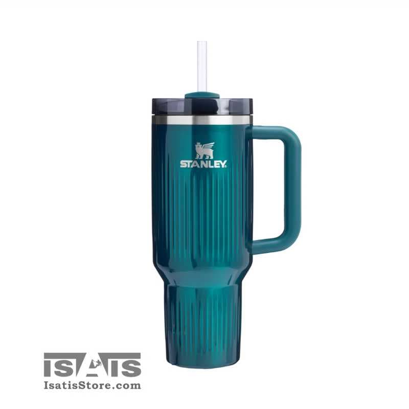 ماگ نی دار فلوتد تامبلر دسته دار 1.18 لیتری استنلی اورجینال STANLEY FLUTED Tumbler — تصویر ۷