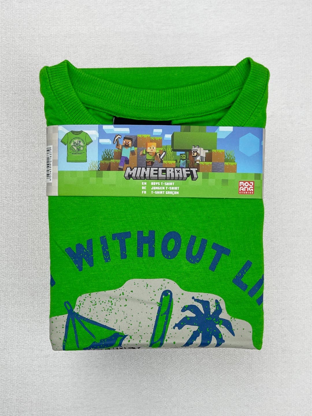 تیشرت پسرانه یقه گرد Minecraft کد A4578 — تصویر ۵