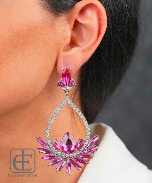 گوشواره استیل مجلسی کد 2173